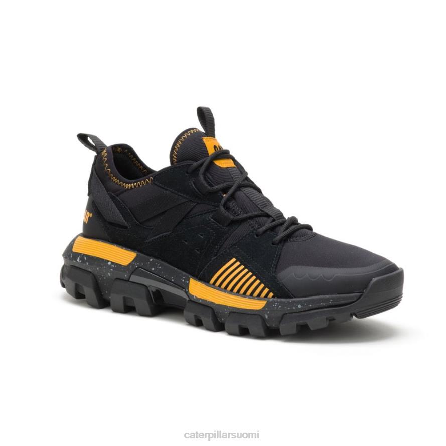 Caterpillar raider sport tennarit miehet musta/kissankeltainen | rennot paksut lenkkarit PZ4X145