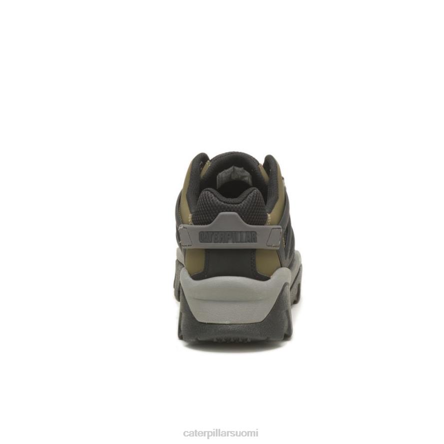 Caterpillar reaktorin tennarit miehet tumma oliivi/musta | rennot paksut lenkkarit PZ4X159
