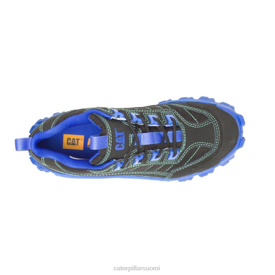 Caterpillar tunkeilija ahdettu kenkä miehet musta sininen | rennot paksut lenkkarit PZ4X120