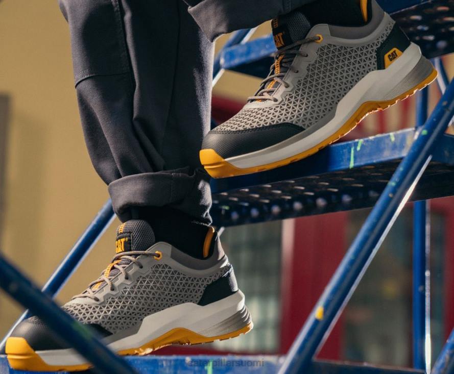 Caterpillar streamline 2.0 -komposiittikärkinen työkenkä miehet keskikokoinen hiili/paloma | työkengät PZ4X98