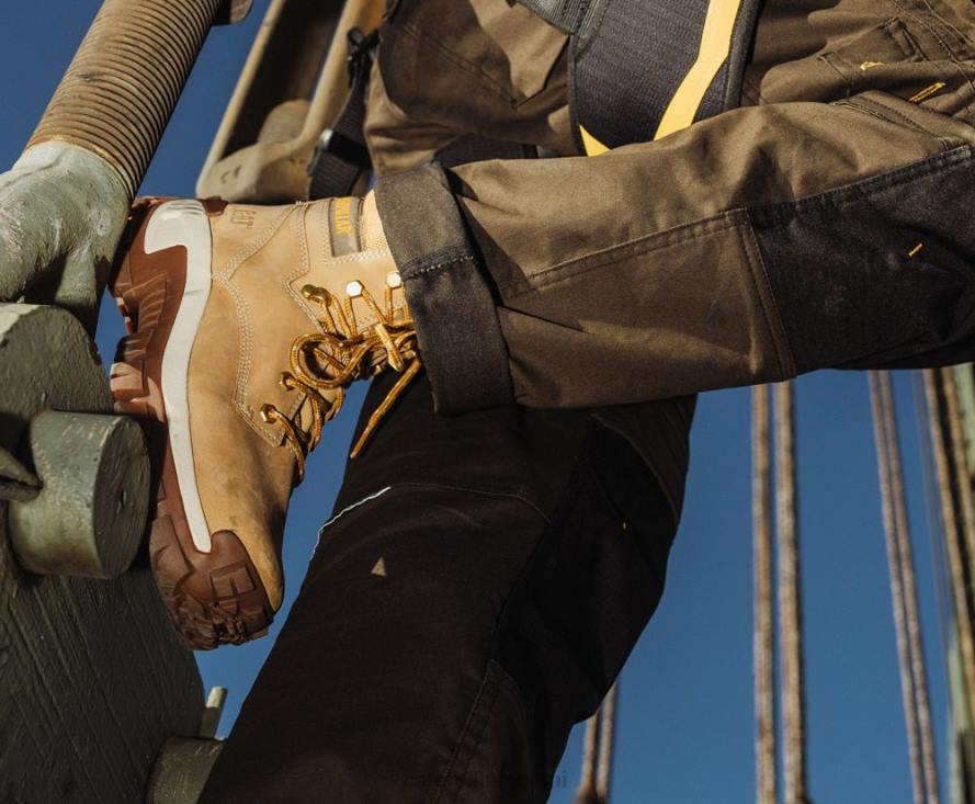 Caterpillar invader hei teräsvarvas työsaappaat miehet hunajan nollaus | työsaappaat PZ4X5