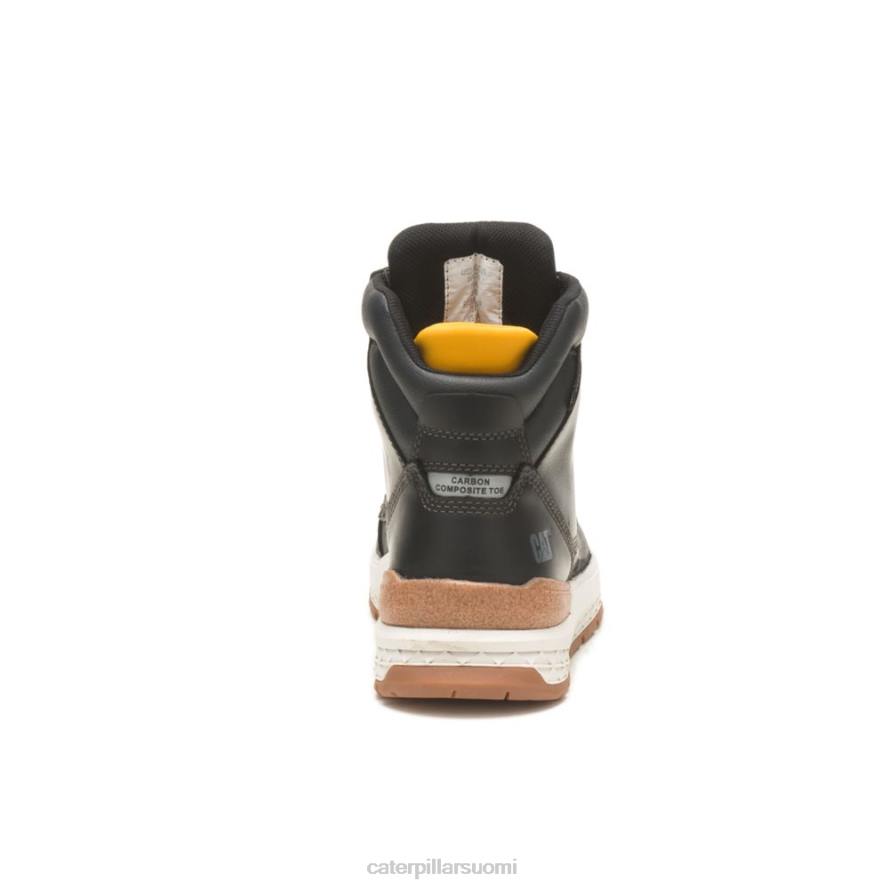 Caterpillar iskunkestävä hiilikomposiittivarvastyösaappaat miehet musta | työsaappaat PZ4X45