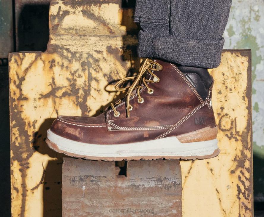 Caterpillar iskunkestävä hiilikomposiittivarvastyösaappaat miehet musta | työsaappaat PZ4X45