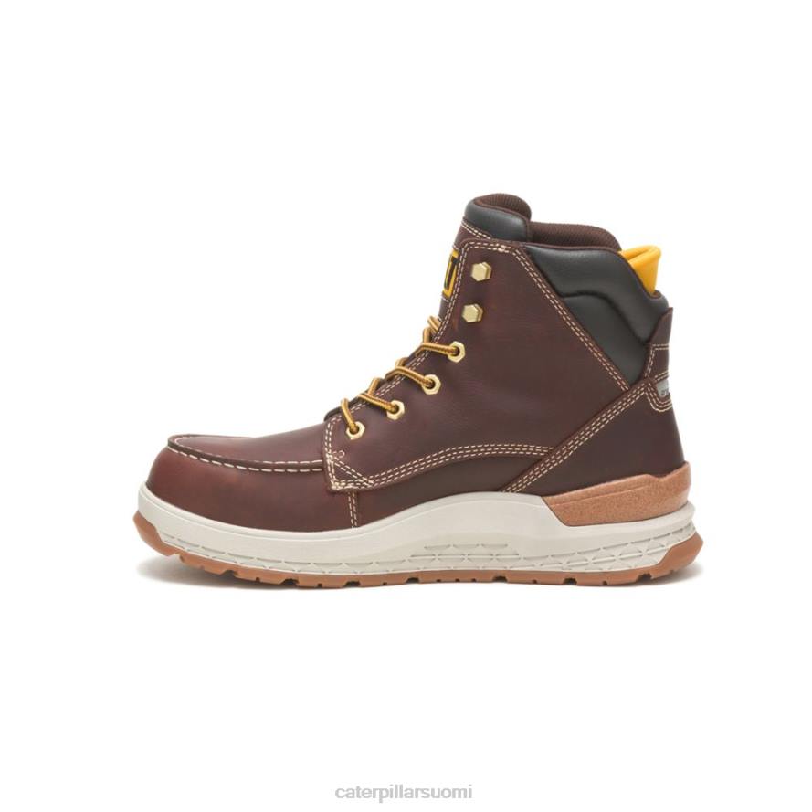 Caterpillar iskunkestävä hiilikomposiittivarvastyösaappaat miehet veli ruskea | työsaappaat PZ4X44
