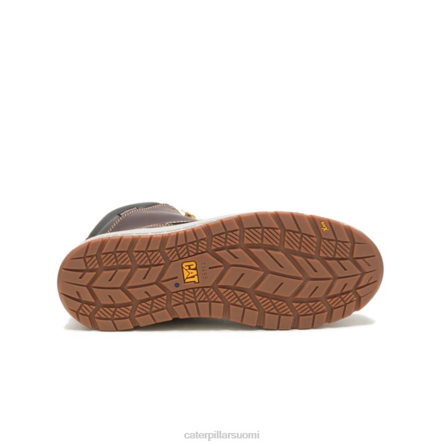Caterpillar iskunkestävä, vedenpitävä työkenkä miehet veli ruskea | työsaappaat PZ4X57
