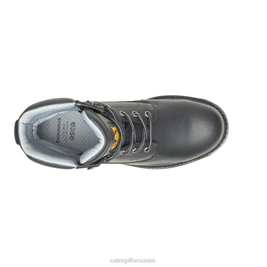 Caterpillar rakenne viileä komposiittivarvas työsaappaat miehet musta | työsaappaat PZ4X70