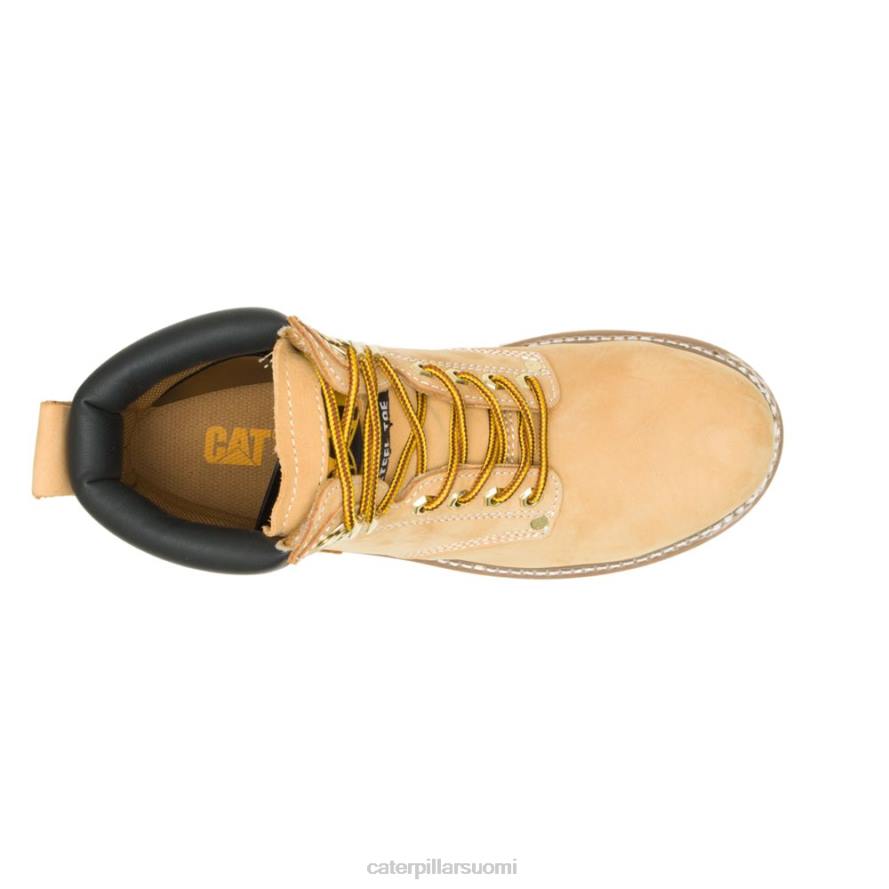Caterpillar toisen vuoron teräskärkiset työsaappaat miehet hunaja nubukki | työsaappaat PZ4X18