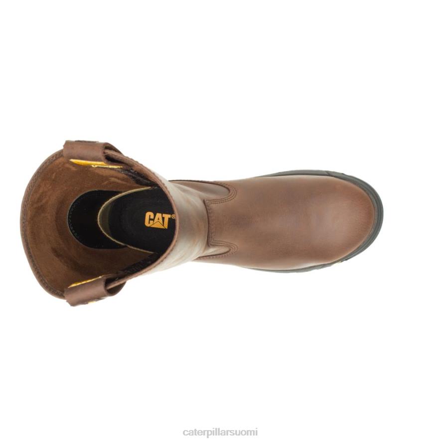 Caterpillar vetotanko teräskärkinen työsaapas miehet kesän ruskea | työsaappaat PZ4X60