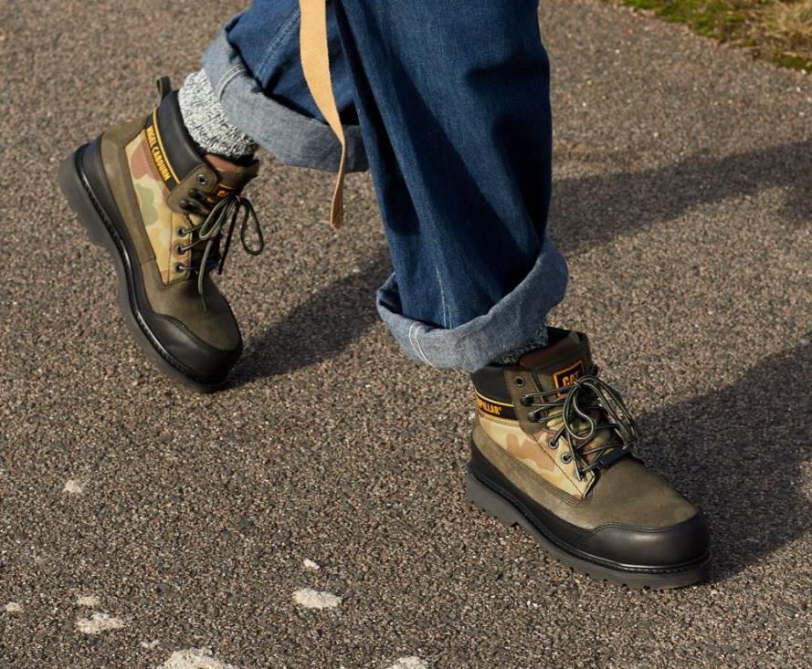 Caterpillar X Nigel Cabourn utah boot miehet musta | vapaa-ajan saappaat PZ4X206