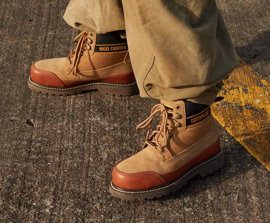 Caterpillar X Nigel Cabourn utah boot miehet nahka ruskea | vapaa-ajan saappaat PZ4X205