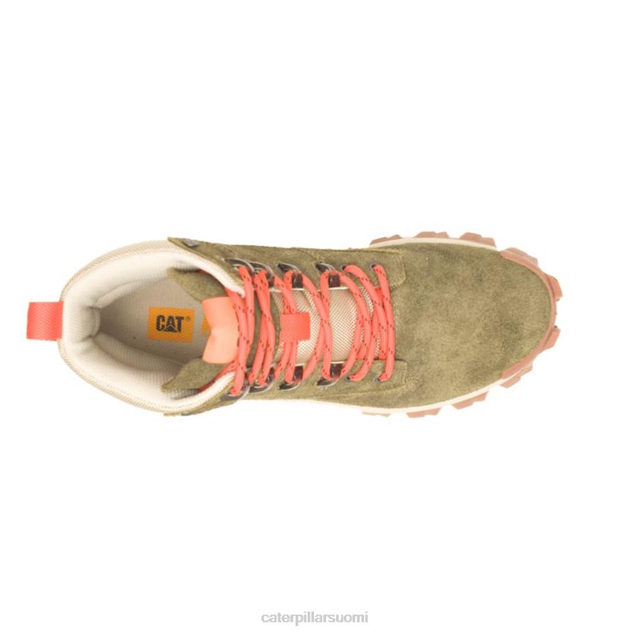 Caterpillar tunkeilijakerrossaappas miehet tumma oliivi | vapaa-ajan saappaat PZ4X178