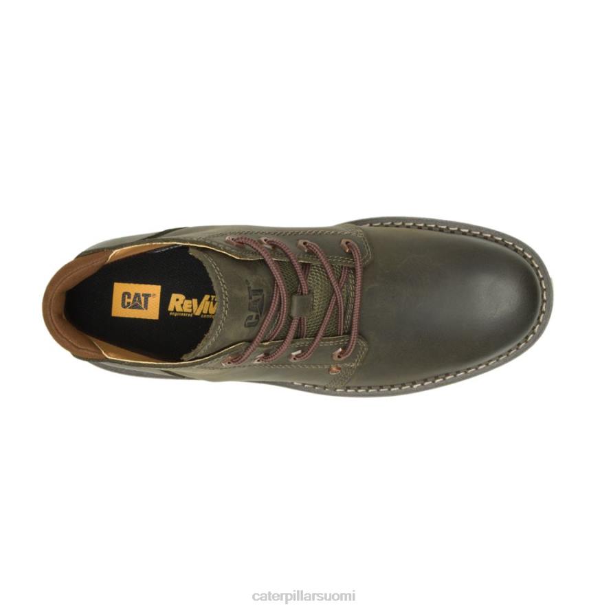 Caterpillar peitetty keskivedenpitävä saapas miehet oliivi yö | vedenkestävä PZ4X195