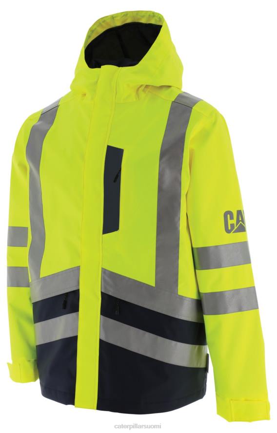 Caterpillar hi-vis sadetakki miehet hi-vis keltainen | topit & päällysvaatteet PZ4X220