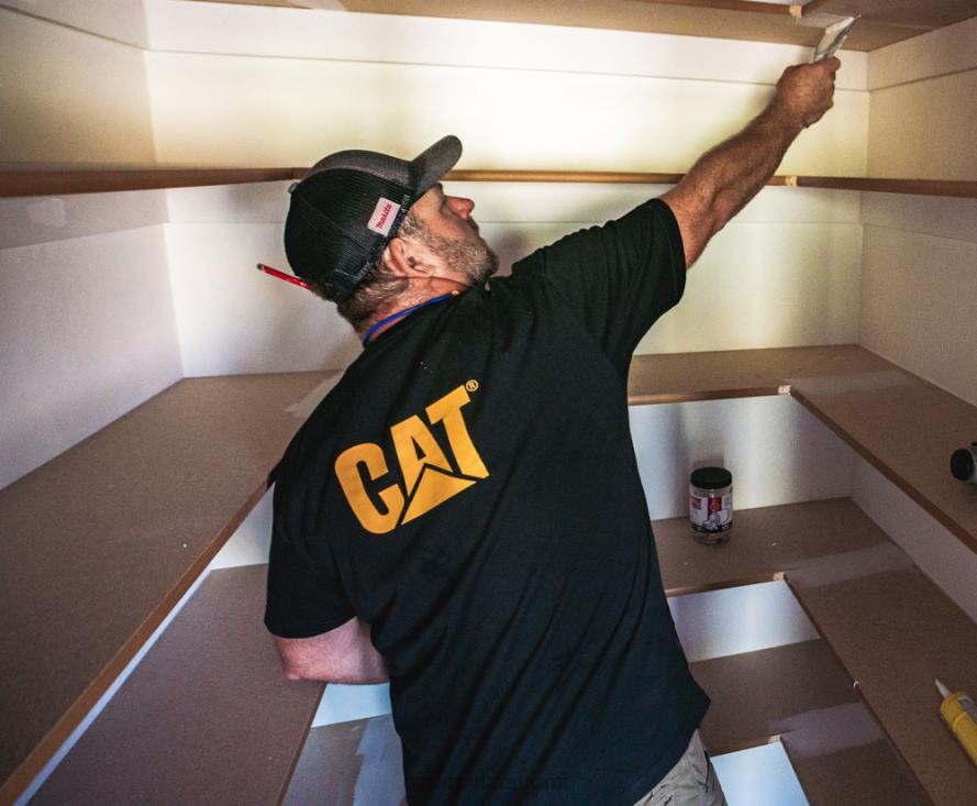 Caterpillar tavaramerkki taskupaita miehet tumman kanervan harmaa | topit & päällysvaatteet PZ4X235