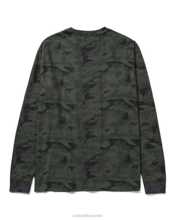 Caterpillar tavaramerkkibanneri pitkähihainen t-paita miehet yönaamio | topit & päällysvaatteet PZ4X226