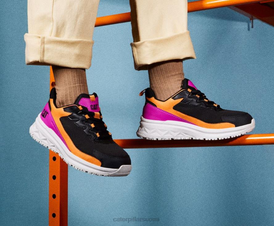 Caterpillar virtaviivaista juoksukenkä hiilikomposiittikärkistä naiset kirkkaan valkoinen/sininen | työkengät PZ4X291