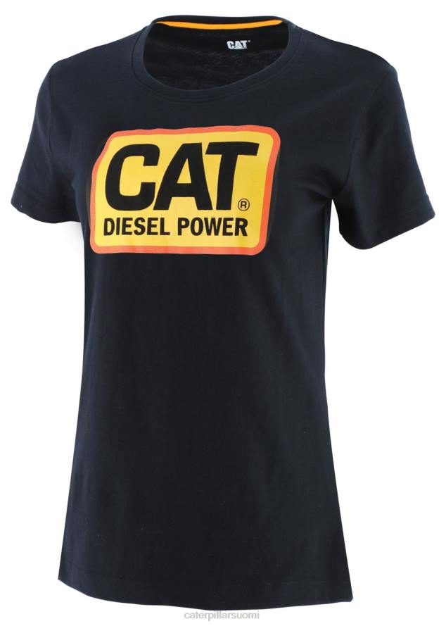 Caterpillar diesel power t-paita naiset musta | topit & päällysvaatteet PZ4X314