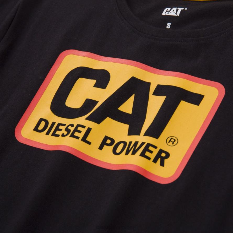 Caterpillar diesel power t-paita naiset musta | topit & päällysvaatteet PZ4X314