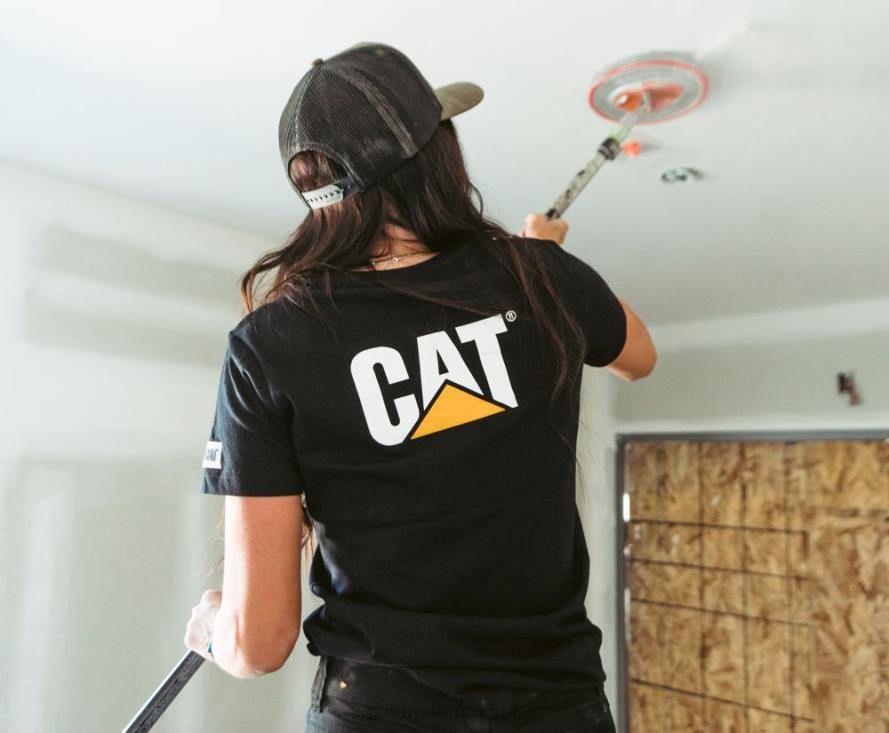 Caterpillar tavaramerkki t-paita naiset harmaa | topit & päällysvaatteet PZ4X310