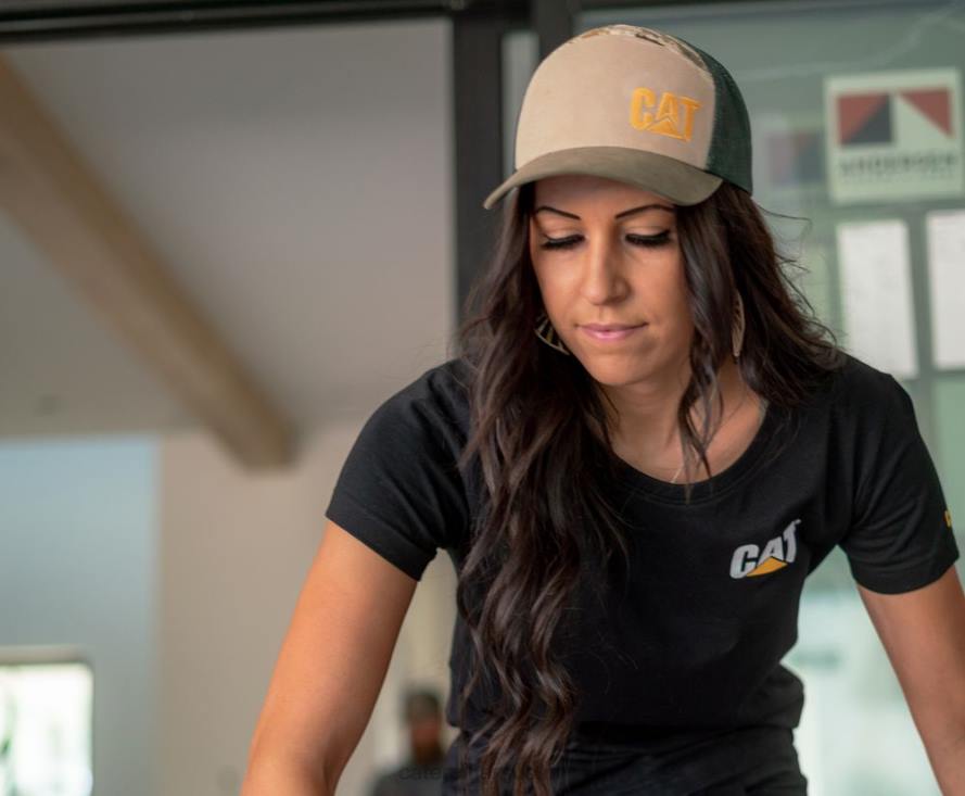 Caterpillar tavaramerkki t-paita naiset harmaa | topit & päällysvaatteet PZ4X310