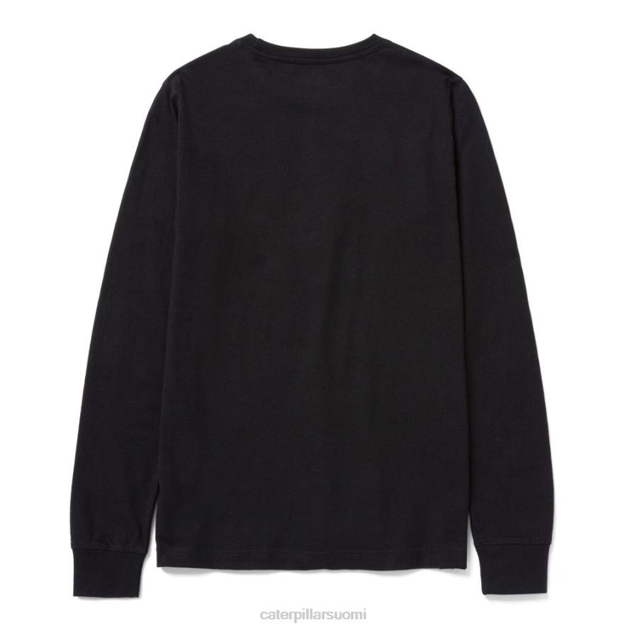 Caterpillar tavaramerkkibanneri pitkähihainen t-paita naiset musta | topit & päällysvaatteet PZ4X319