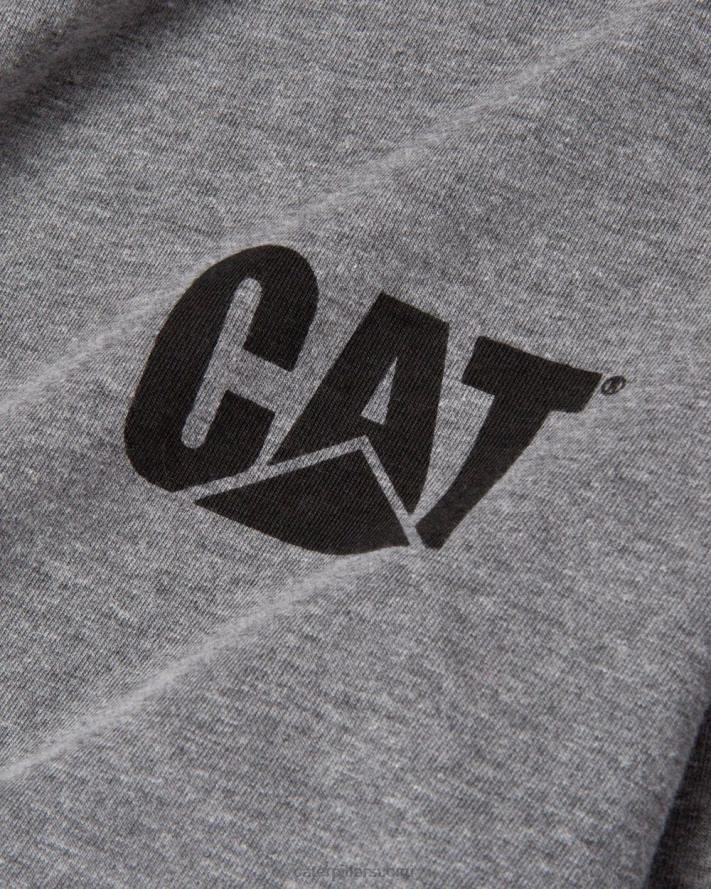 Caterpillar tavaramerkkibanneri pitkähihainen t-paita naiset tumman kanervan harmaa | topit & päällysvaatteet PZ4X320